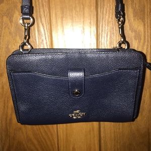 Coach Navy Blue Pop-Up Noa Messenger